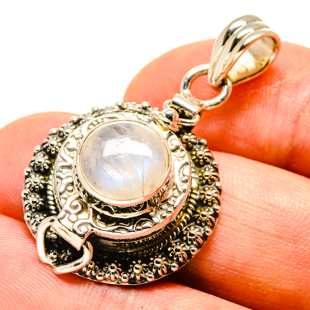 Rainbow Moonstone Pendants handcrafted by Ana Silver Co - PD758705