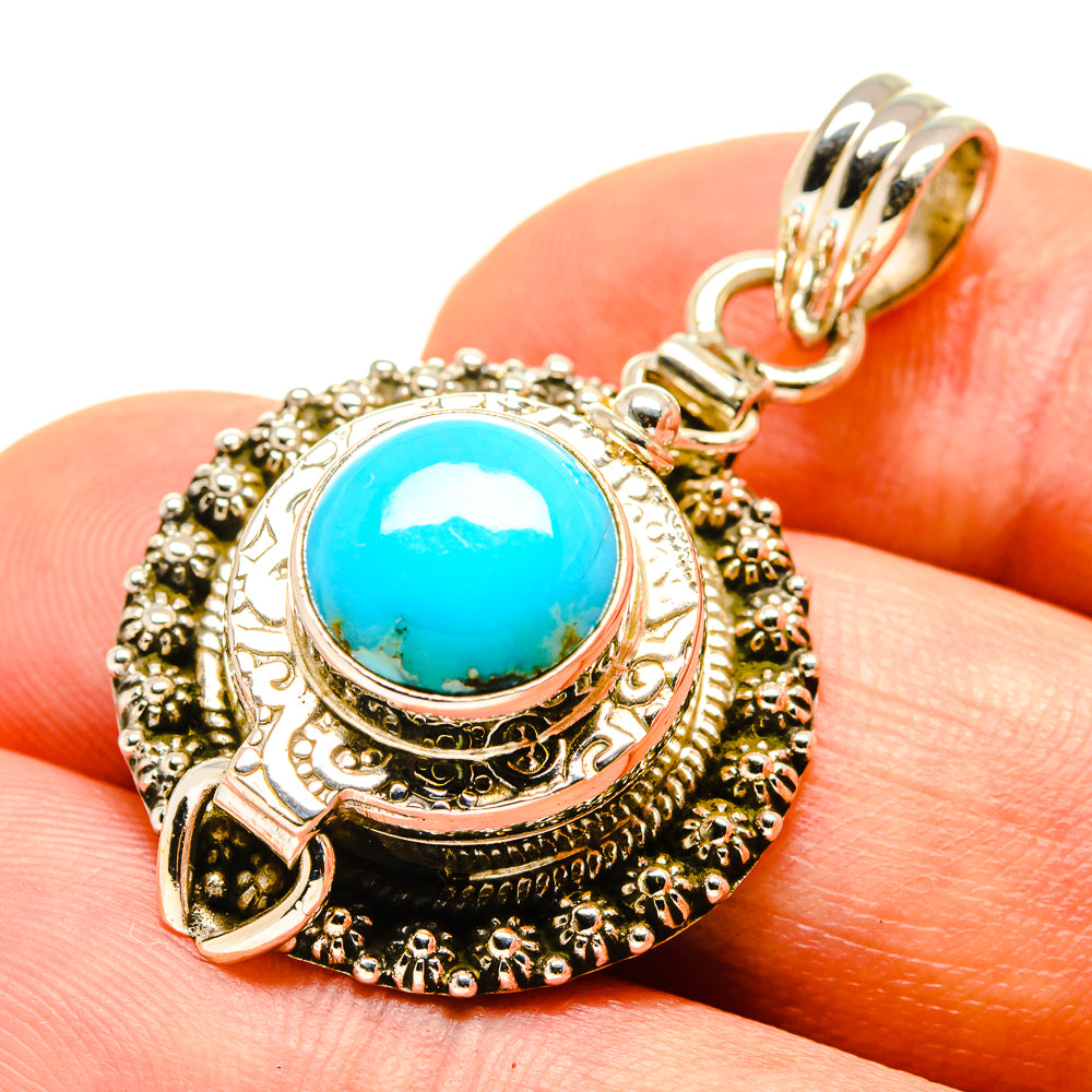 Tibetan Turquoise Pendants handcrafted by Ana Silver Co - PD758709