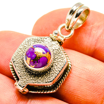 Purple Copper Composite Turquoise Pendants handcrafted by Ana Silver Co - PD758711