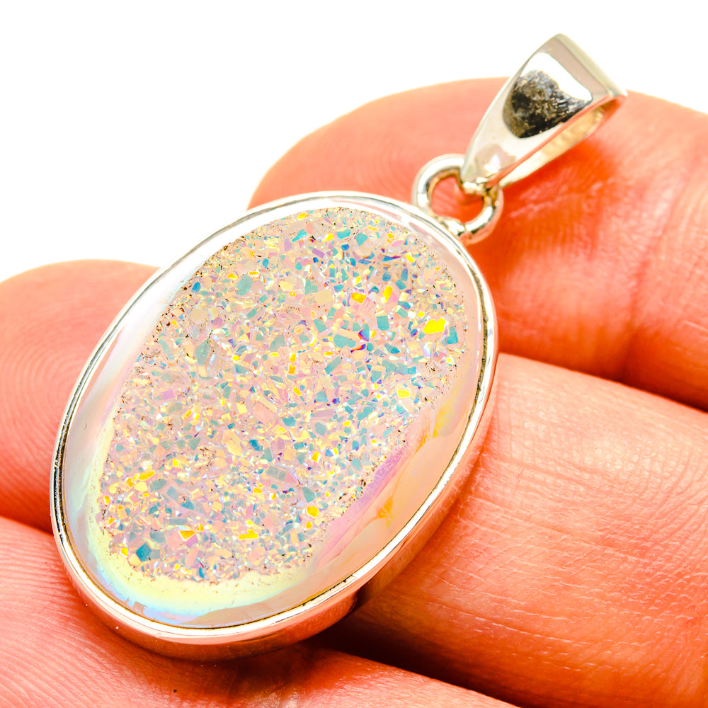 Rainbow Druzy Pendants handcrafted by Ana Silver Co - PD758725