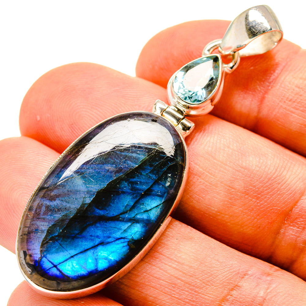 Labradorite Pendants handcrafted by Ana Silver Co - PD758728