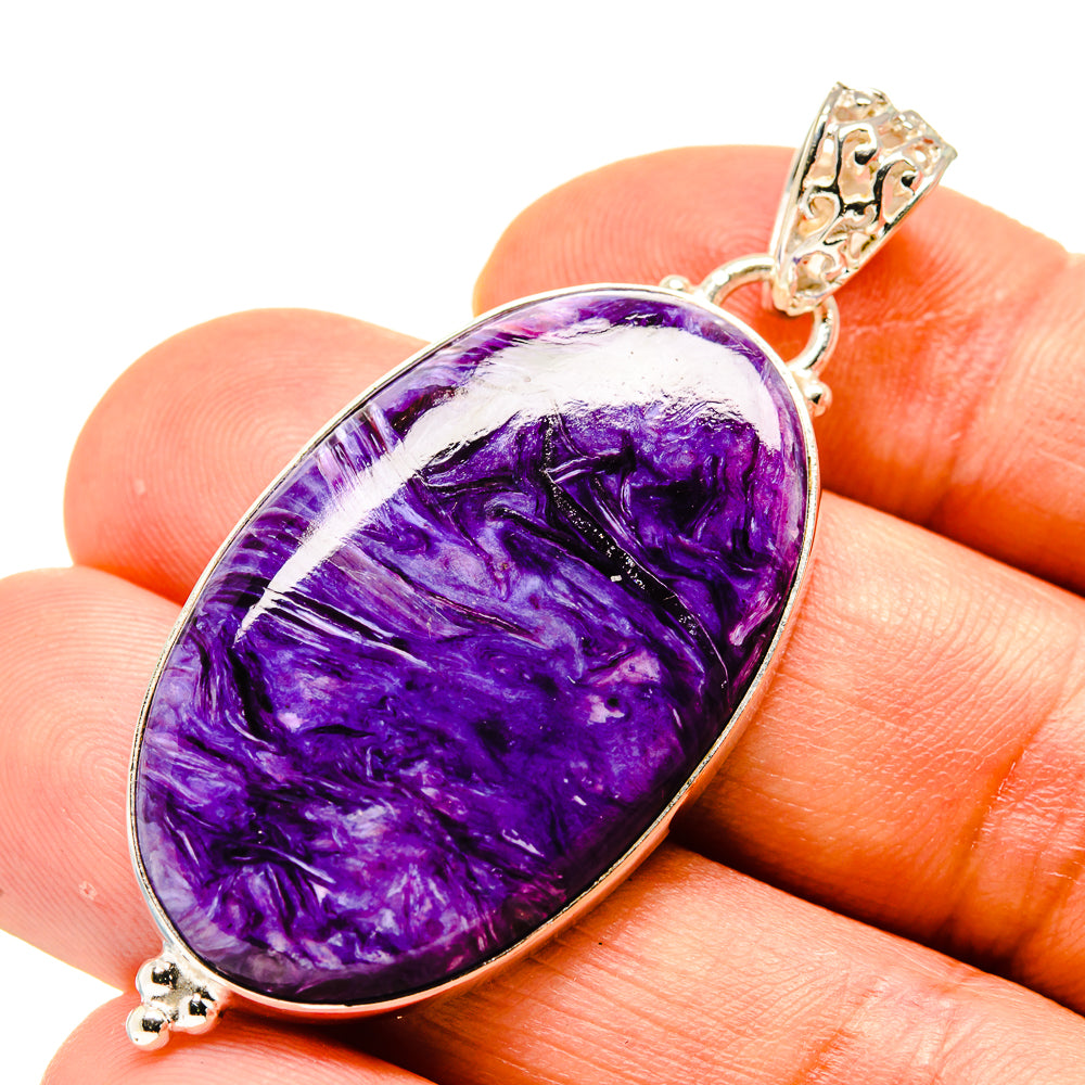Charoite Pendants handcrafted by Ana Silver Co - PD758736