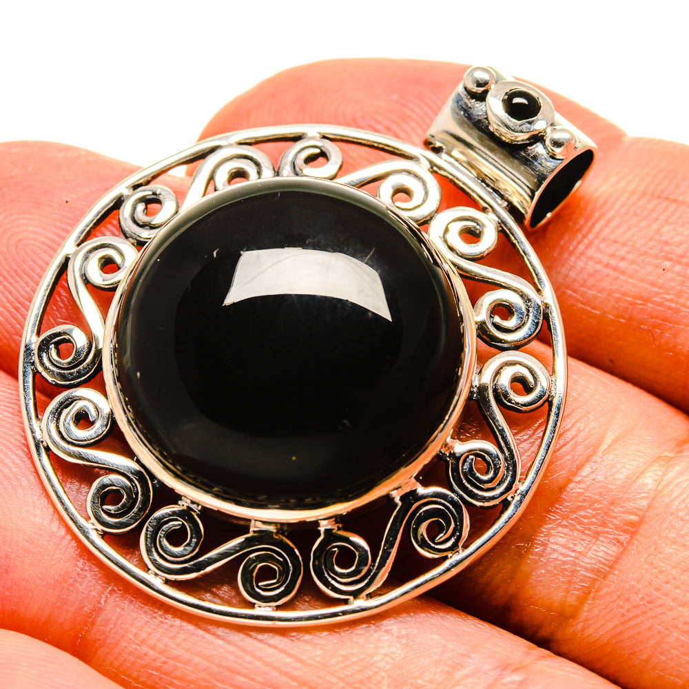 Black Onyx Pendants handcrafted by Ana Silver Co - PD758791