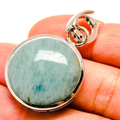 Aquamarine Pendants handcrafted by Ana Silver Co - PD758792