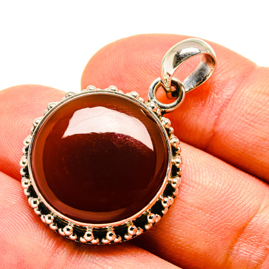 Red Onyx Pendants handcrafted by Ana Silver Co - PD758802