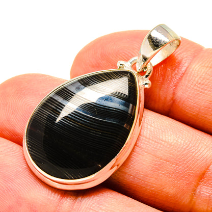 Psilomelane Pendants handcrafted by Ana Silver Co - PD758805
