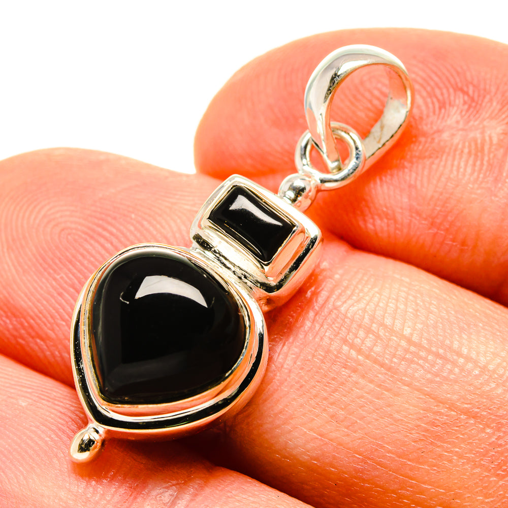Black Onyx Pendants handcrafted by Ana Silver Co - PD758812