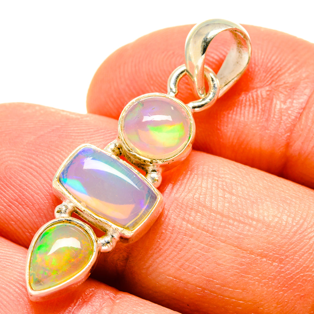 Ethiopian Opal Pendants handcrafted by Ana Silver Co - PD758822