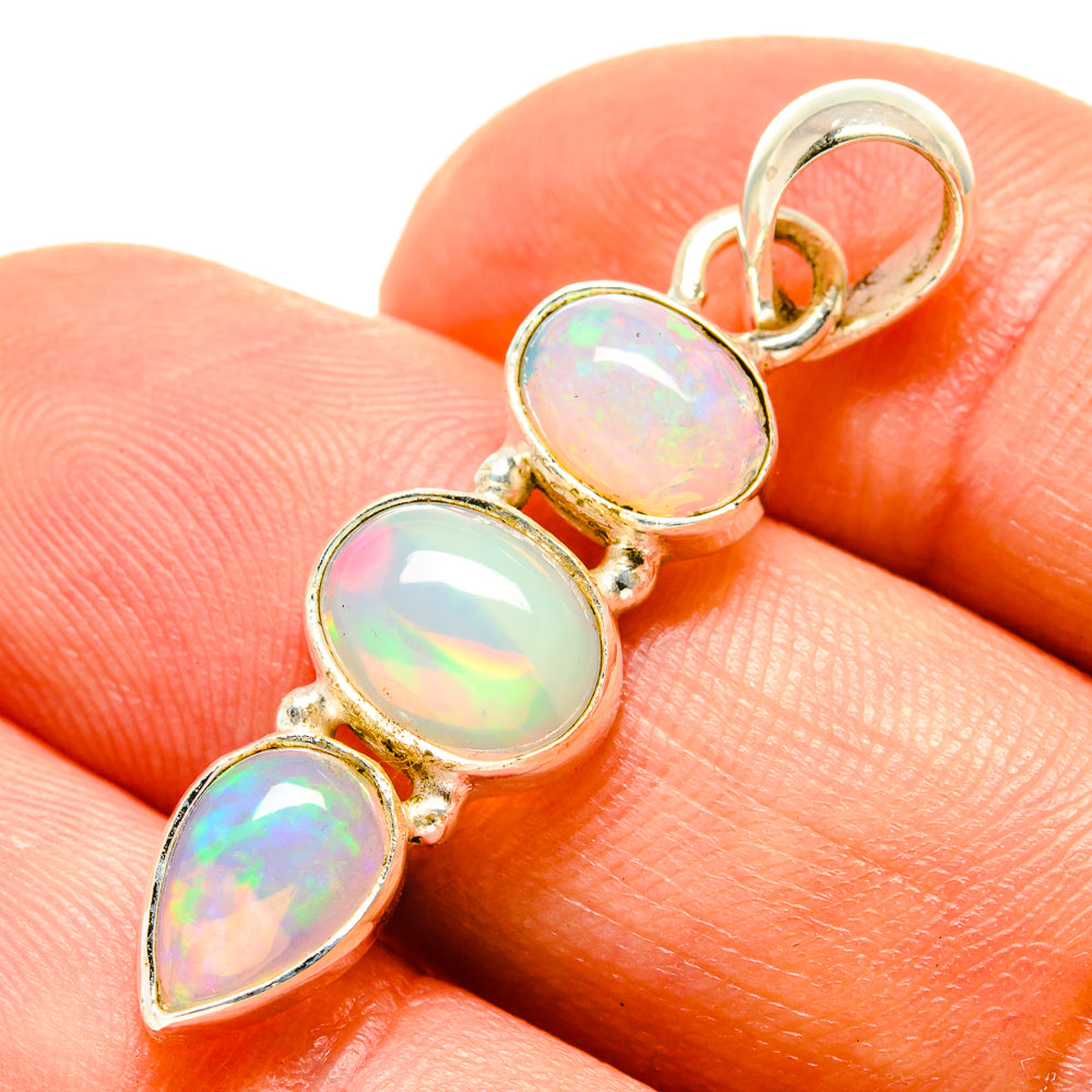 Ethiopian Opal Pendants handcrafted by Ana Silver Co - PD758825