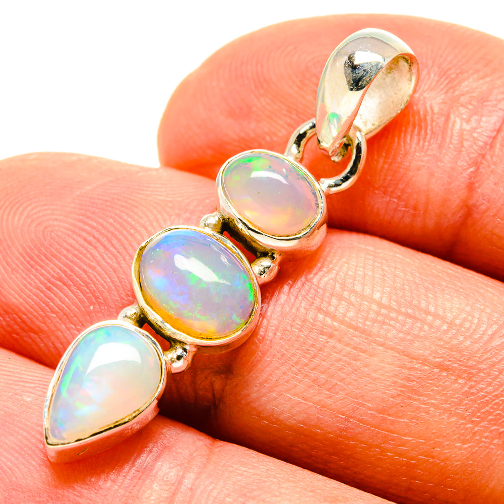 Ethiopian Opal Pendants handcrafted by Ana Silver Co - PD758846