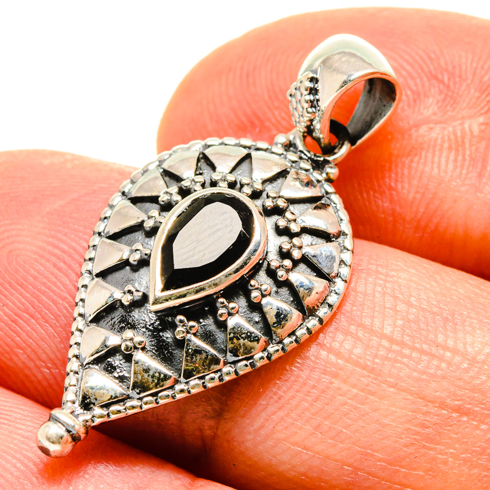 Black Onyx Pendants handcrafted by Ana Silver Co - PD758852