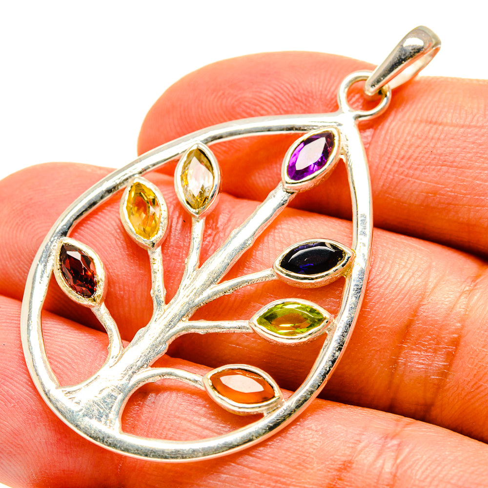 Multi-Stone Chakra Pendants handcrafted by Ana Silver Co - PD758854