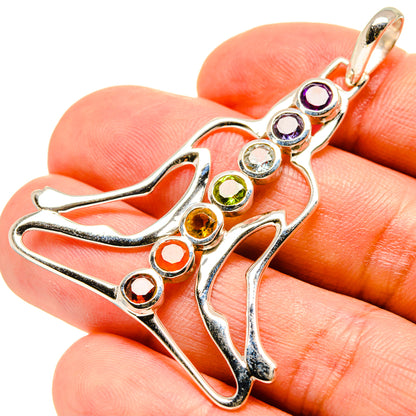 Multi-Stone Chakra Pendants handcrafted by Ana Silver Co - PD758857