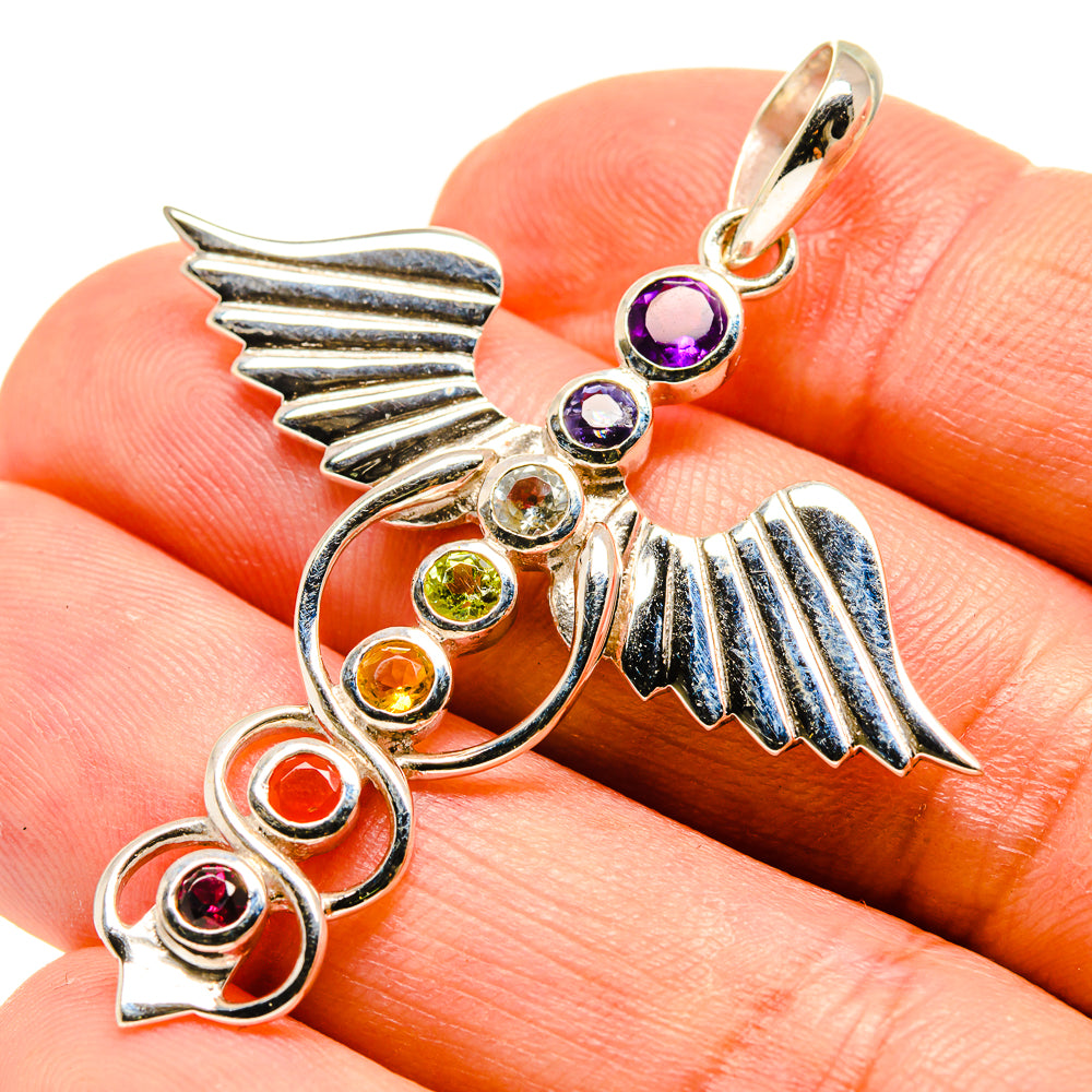 Multi-Stone Chakra Pendants handcrafted by Ana Silver Co - PD758858