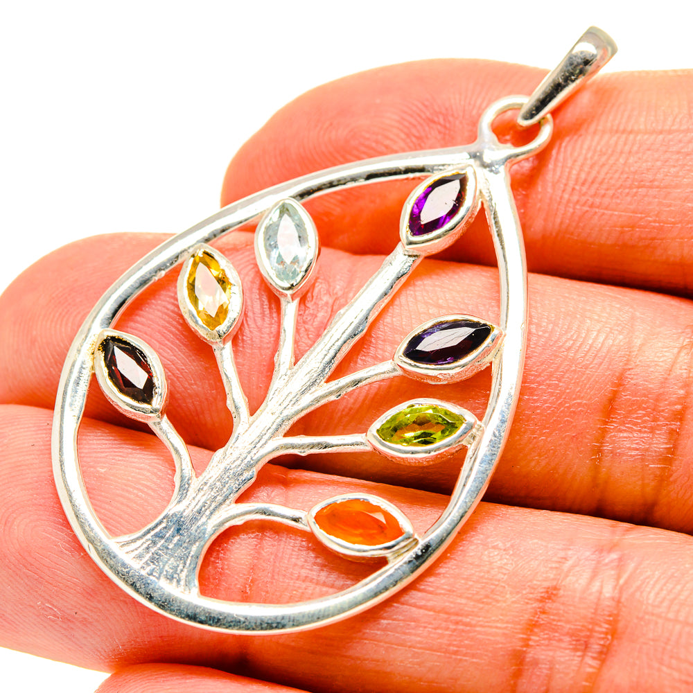 Multi-Stone Chakra Pendants handcrafted by Ana Silver Co - PD758859