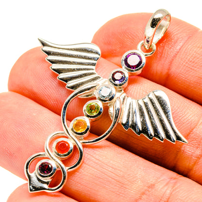Multi-Stone Chakra Pendants handcrafted by Ana Silver Co - PD758860