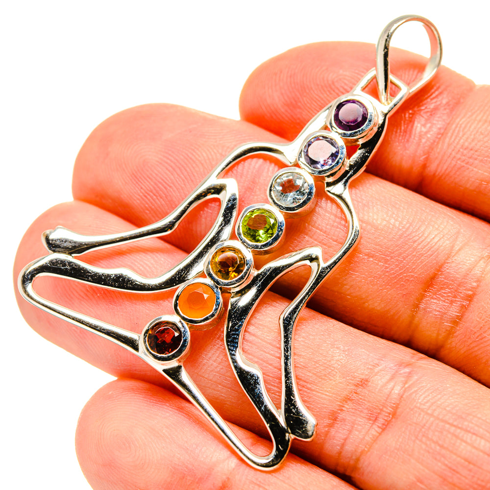 Multi-Stone Chakra Pendants handcrafted by Ana Silver Co - PD758861