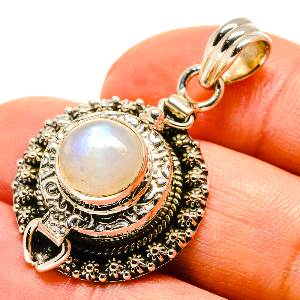 Rainbow Moonstone Pendants handcrafted by Ana Silver Co - PD758888