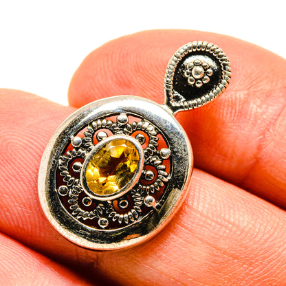 Citrine Pendants handcrafted by Ana Silver Co - PD758898