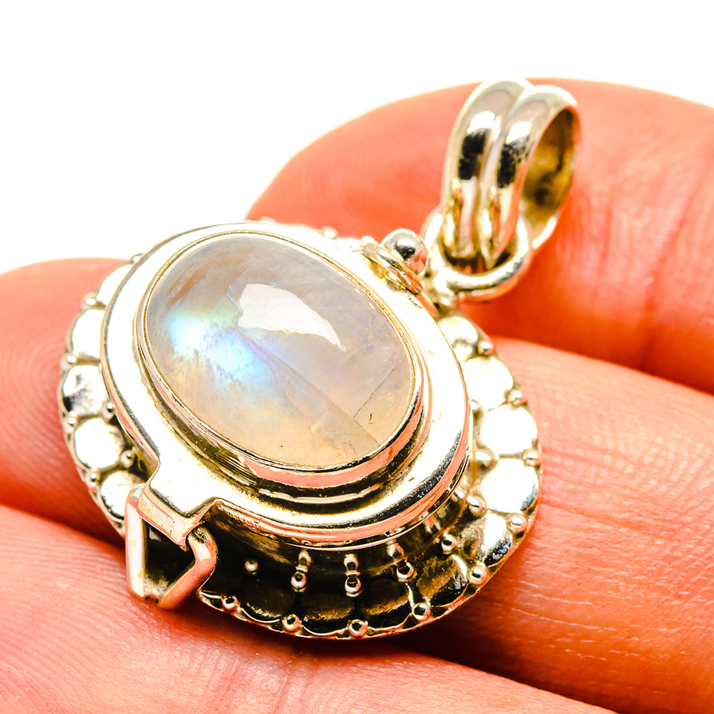 Rainbow Moonstone Pendants handcrafted by Ana Silver Co - PD758902