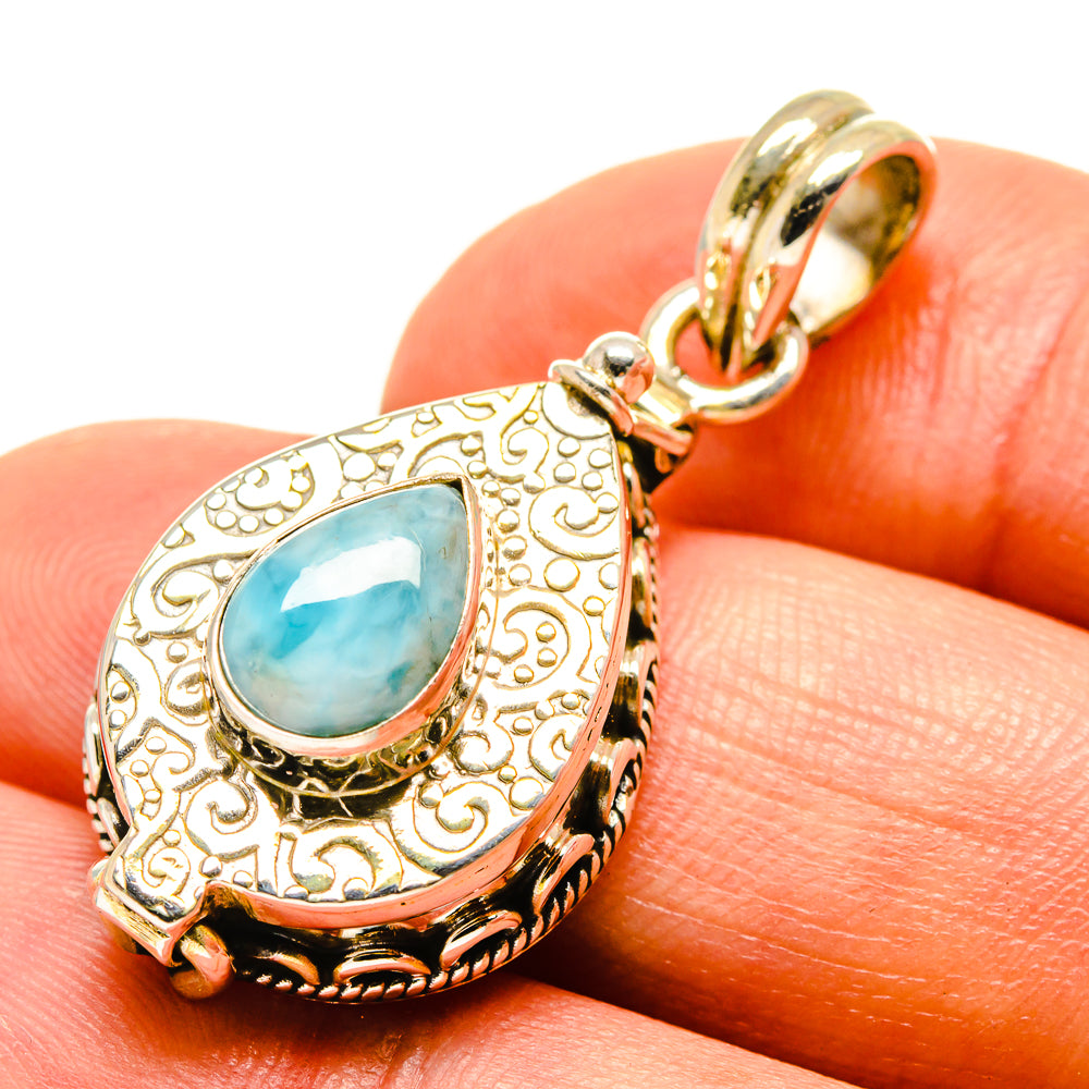 Larimar Pendants handcrafted by Ana Silver Co - PD758903