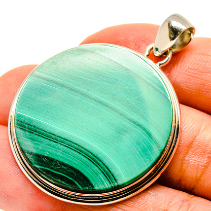 Malachite Pendants handcrafted by Ana Silver Co - PD758904