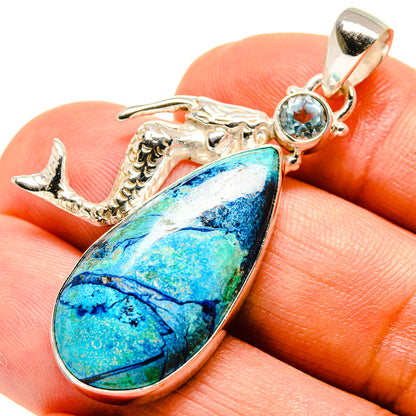Shattuckite Pendants handcrafted by Ana Silver Co - PD758906