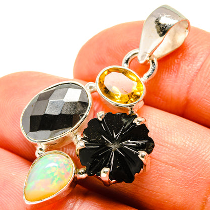 Black Onyx Pendants handcrafted by Ana Silver Co - PD758915