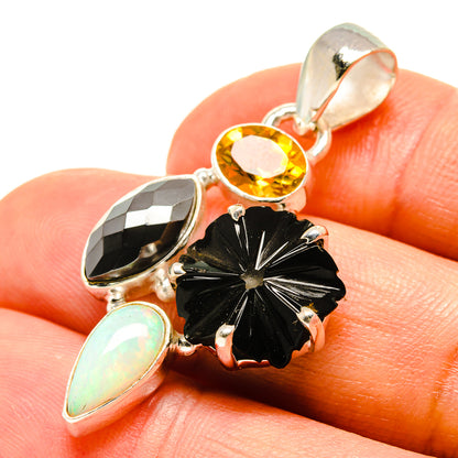 Black Onyx Pendants handcrafted by Ana Silver Co - PD758927