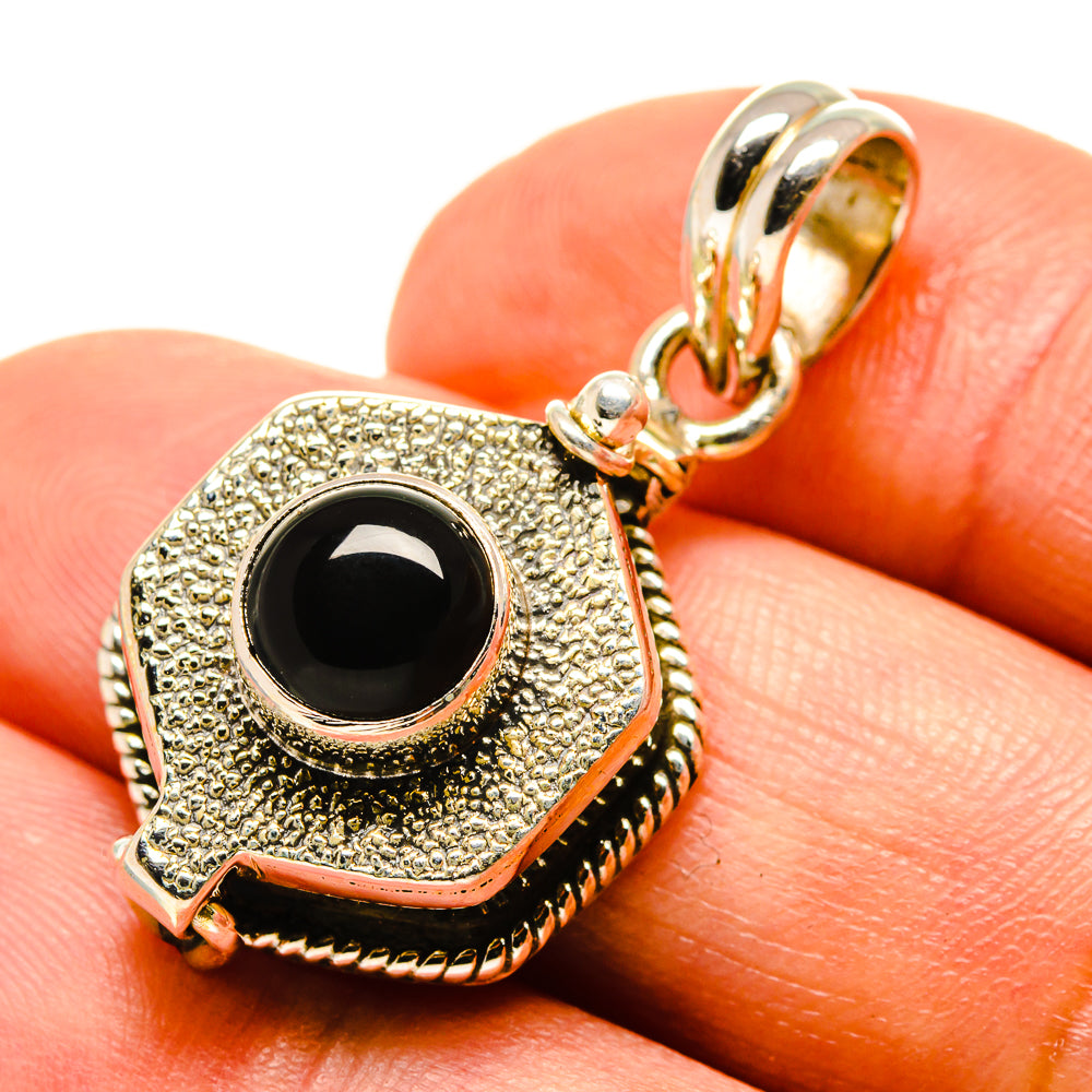 Black Onyx Pendants handcrafted by Ana Silver Co - PD758931