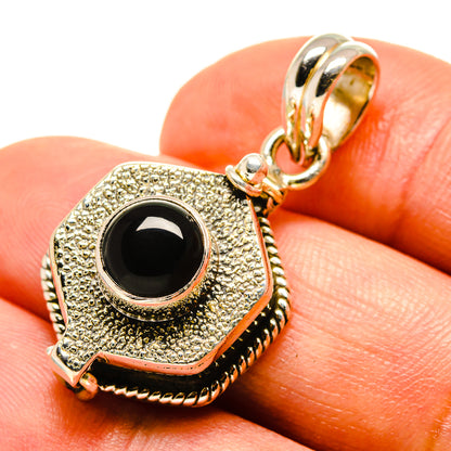 Black Onyx Pendants handcrafted by Ana Silver Co - PD758931
