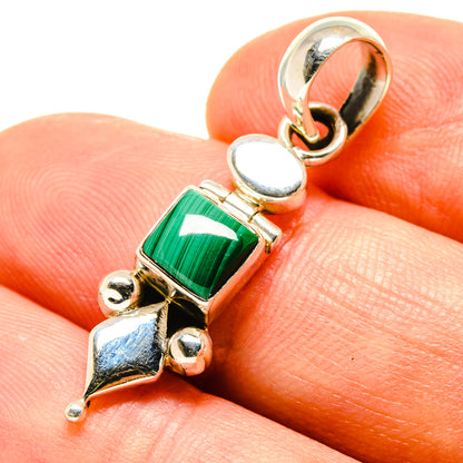 Malachite Pendants handcrafted by Ana Silver Co - PD758936