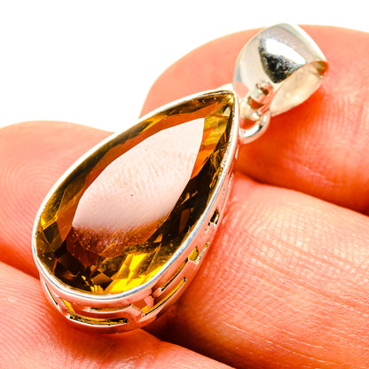 Mandarin Citrine Pendants handcrafted by Ana Silver Co - PD758942