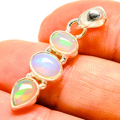 Ethiopian Opal Pendants handcrafted by Ana Silver Co - PD758956
