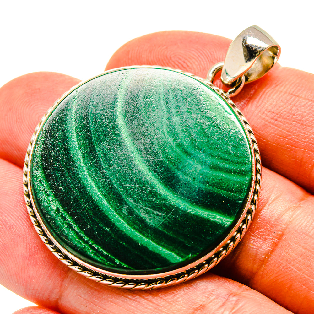 Malachite Pendants handcrafted by Ana Silver Co - PD758960
