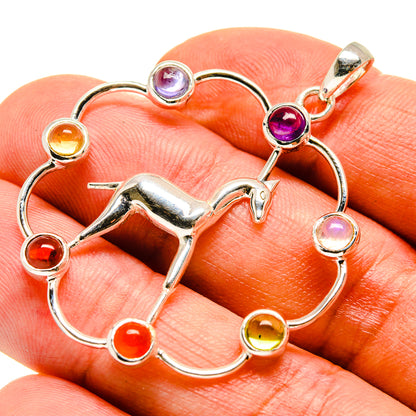 Multi-Stone Chakra Pendants handcrafted by Ana Silver Co - PD758966