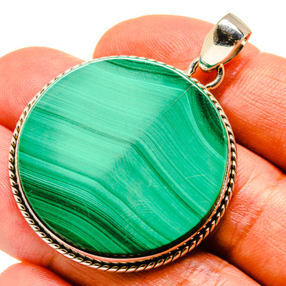 Malachite Pendants handcrafted by Ana Silver Co - PD758971