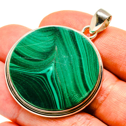 Malachite Pendants handcrafted by Ana Silver Co - PD758972