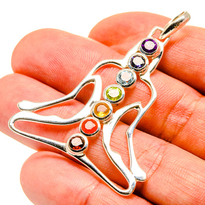 Multi-Stone Chakra Pendants handcrafted by Ana Silver Co - PD758975