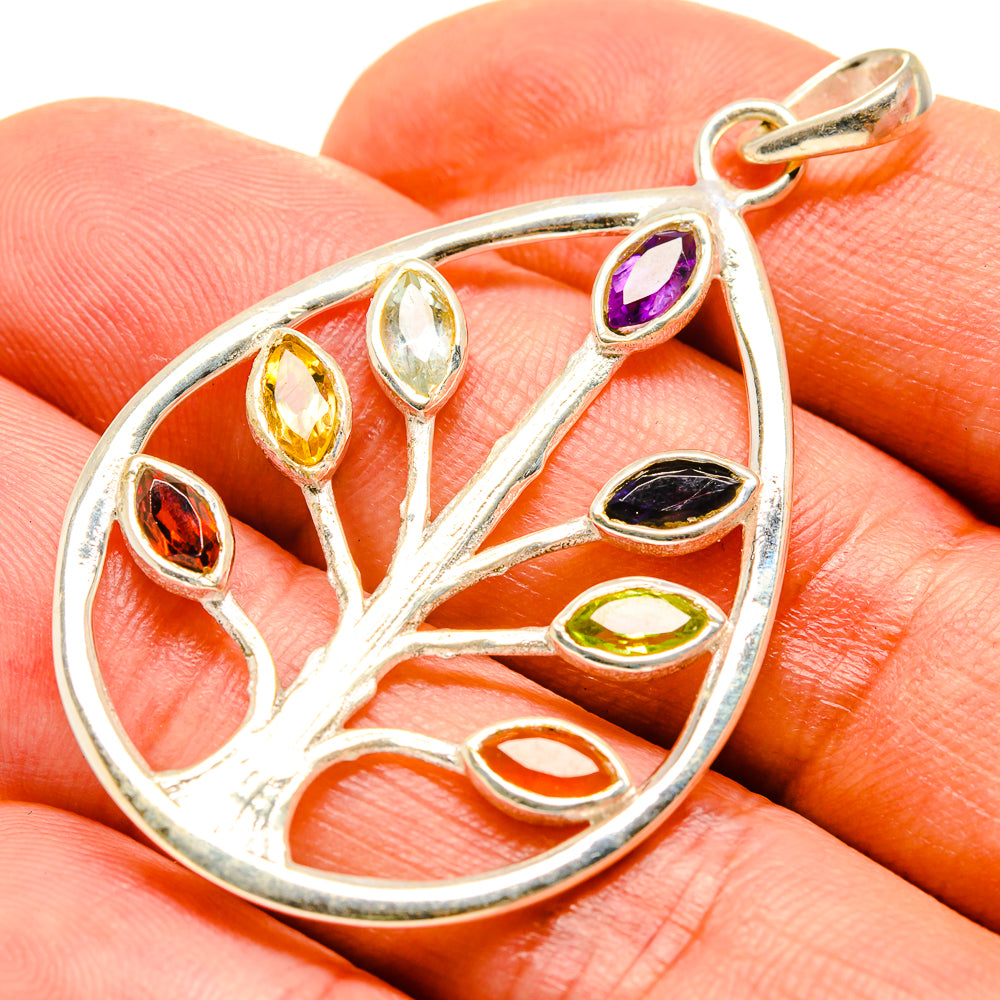 Multi-Stone Chakra Pendants handcrafted by Ana Silver Co - PD758976