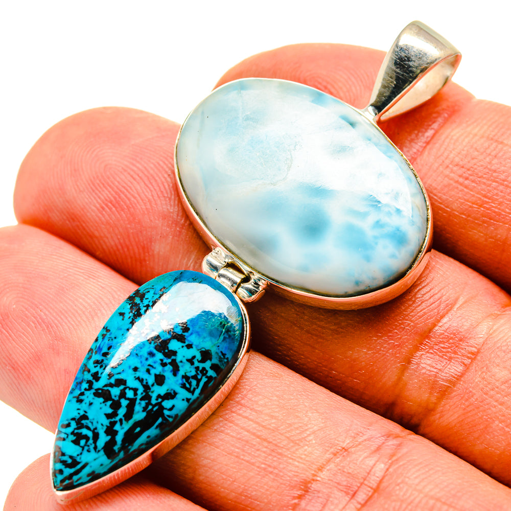 Larimar Pendants handcrafted by Ana Silver Co - PD758978