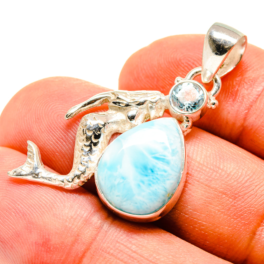 Larimar Pendants handcrafted by Ana Silver Co - PD758985