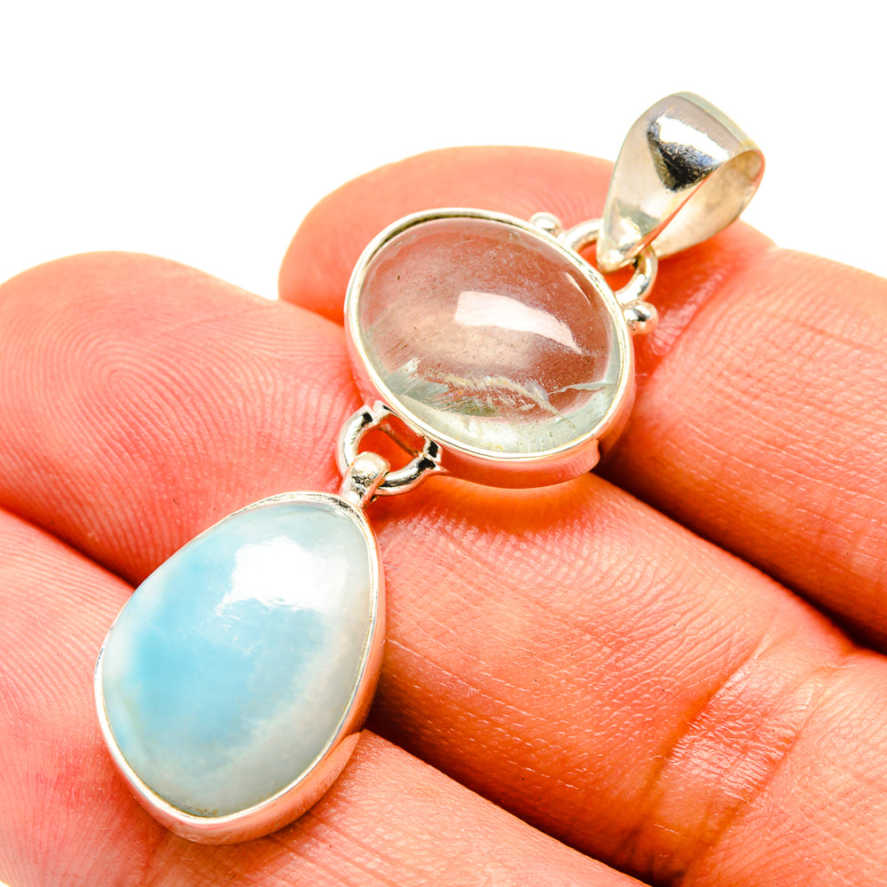 Larimar Pendants handcrafted by Ana Silver Co - PD758986