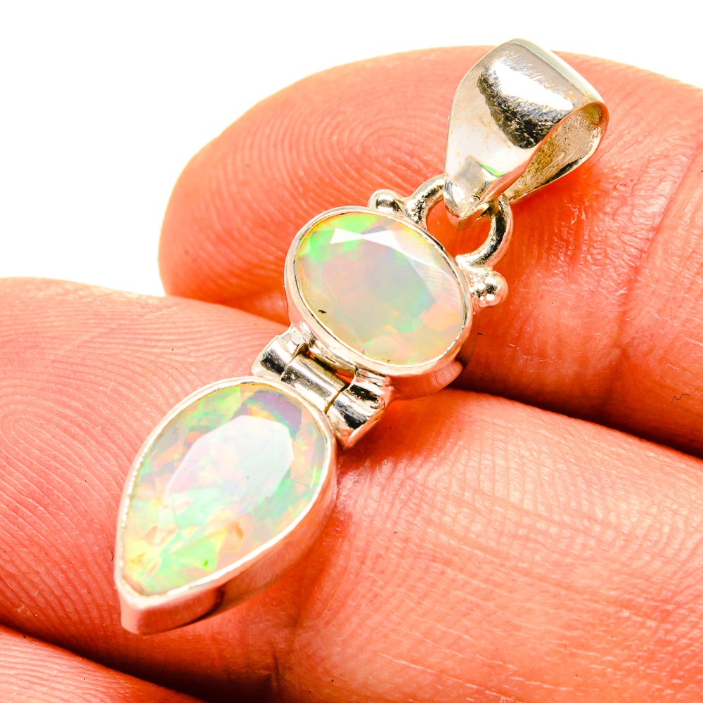 Ethiopian Opal Pendants handcrafted by Ana Silver Co - PD758987