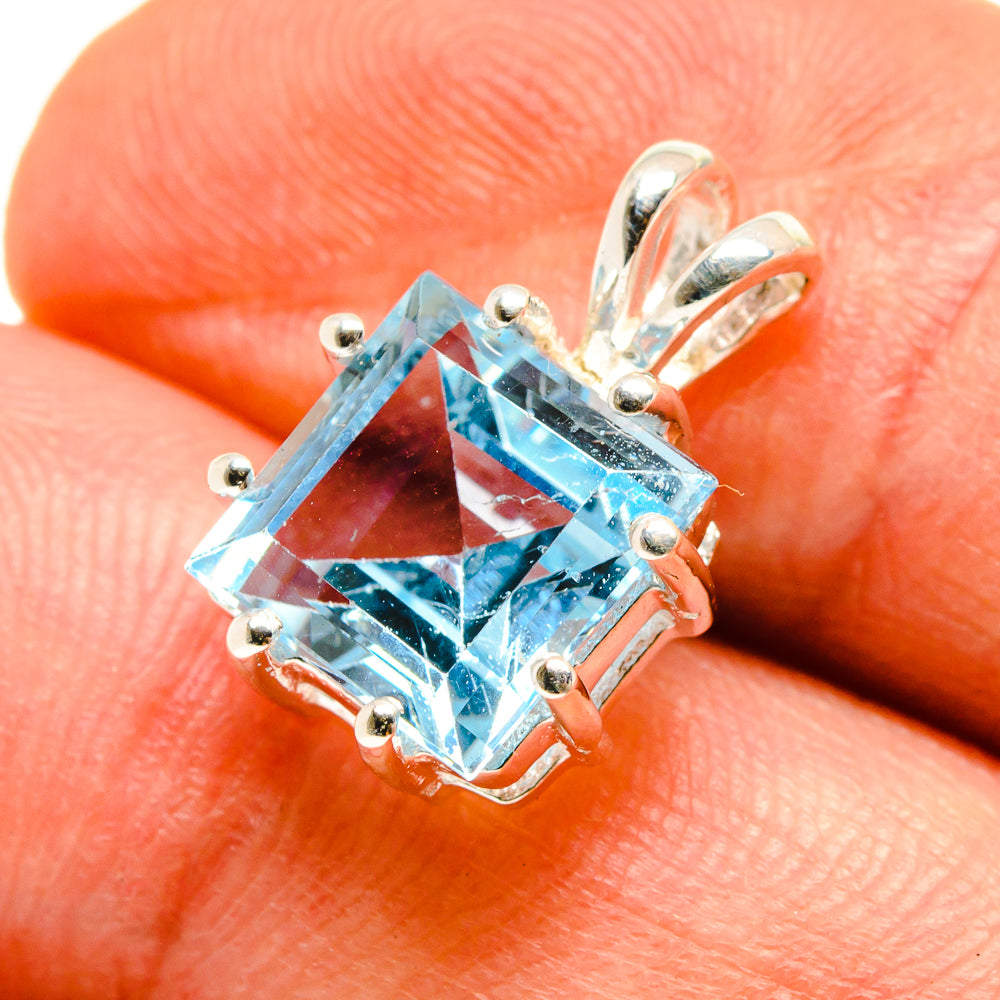 Blue Topaz Pendants handcrafted by Ana Silver Co - PD758990