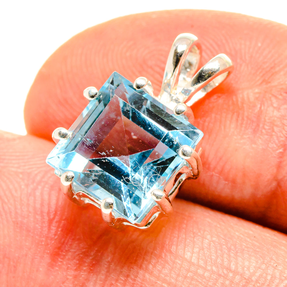 Blue Topaz Pendants handcrafted by Ana Silver Co - PD758996