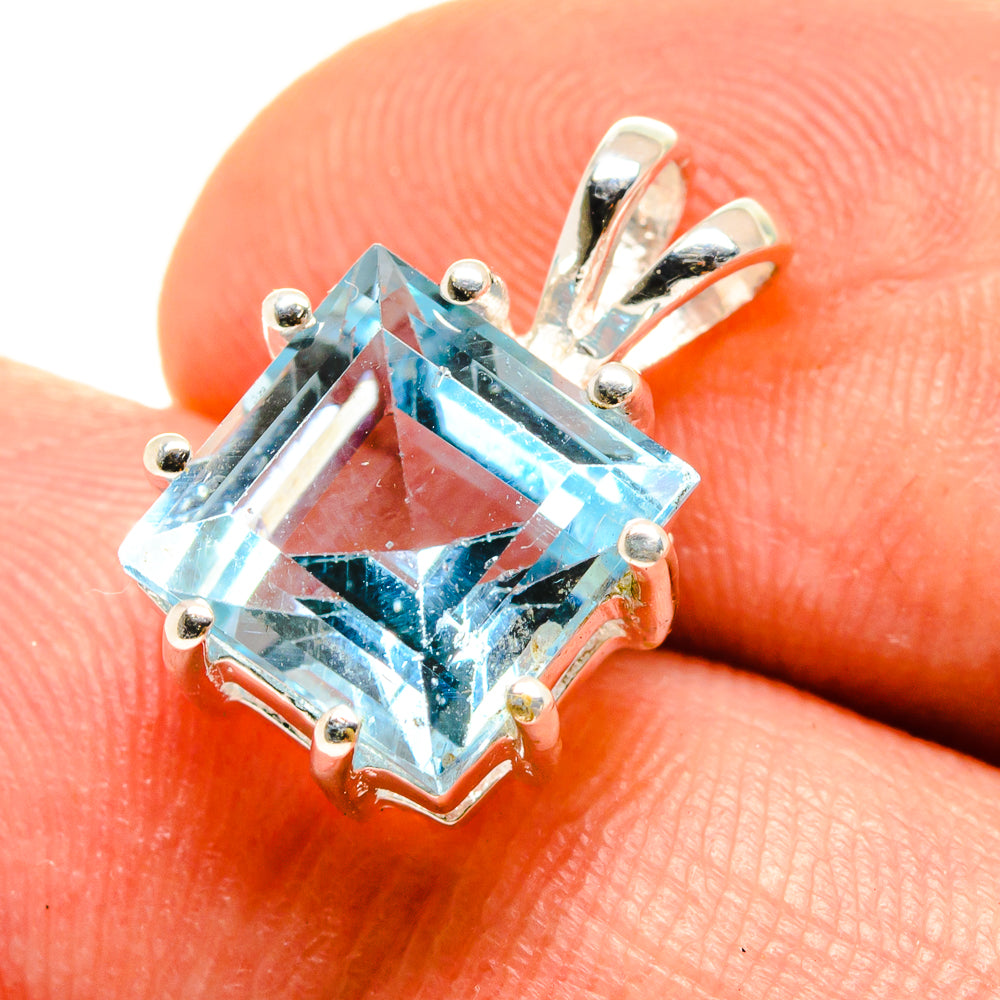 Blue Topaz Pendants handcrafted by Ana Silver Co - PD758998