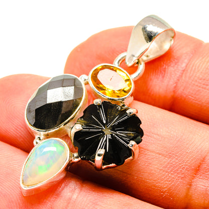 Black Onyx Pendants handcrafted by Ana Silver Co - PD759008