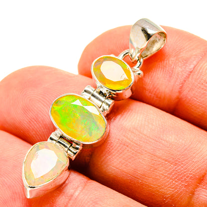 Ethiopian Opal Pendants handcrafted by Ana Silver Co - PD759009