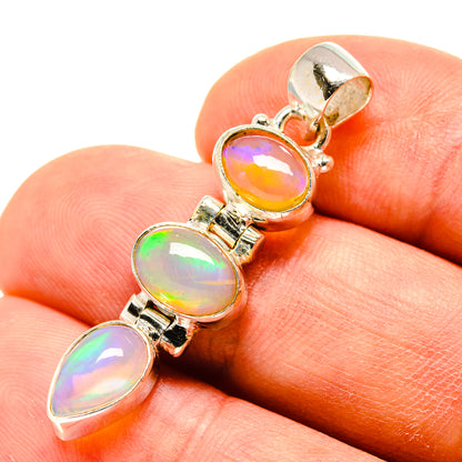 Ethiopian Opal Pendants handcrafted by Ana Silver Co - PD759032